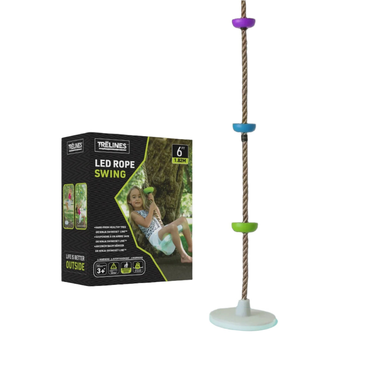 LED Climbing Rope Swing 6ft – jaZams