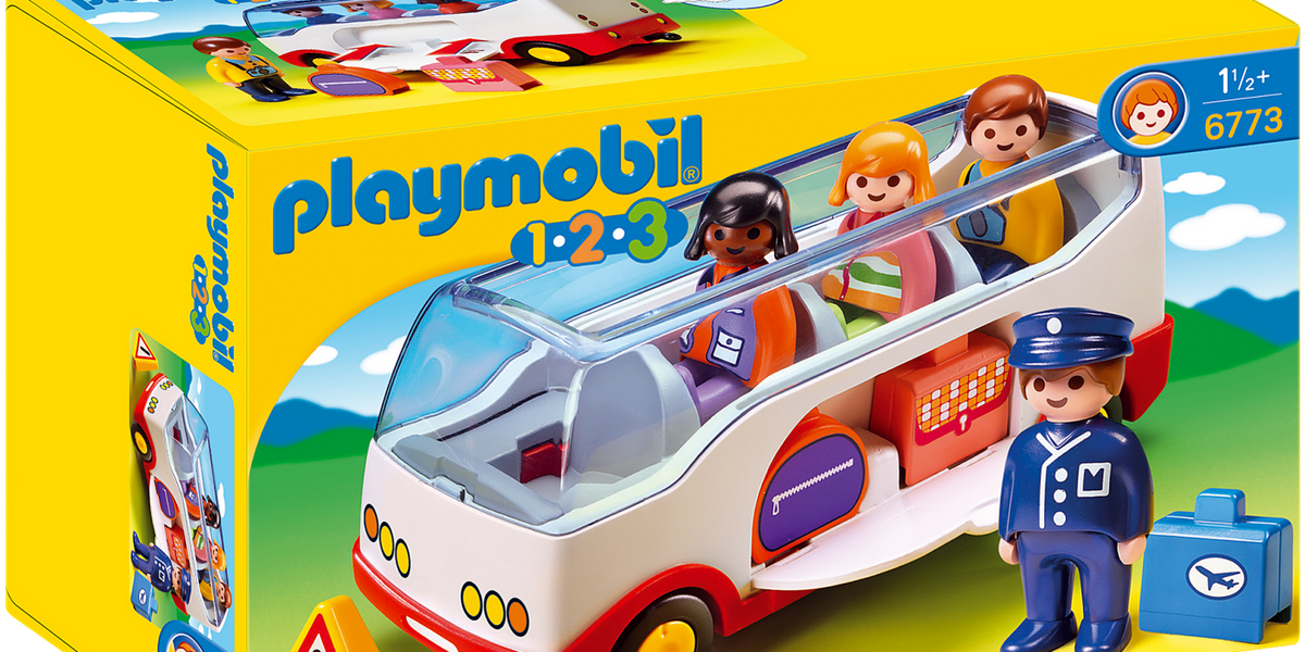 Playmobil 123 Airport Shuttle Bus – Child's Play