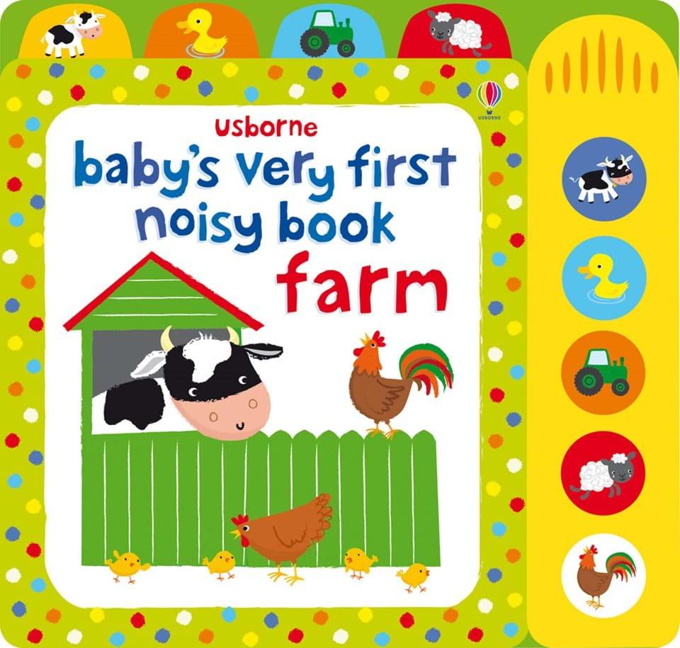 BABYS FIRST NOISY BOOK FARM – jaZams