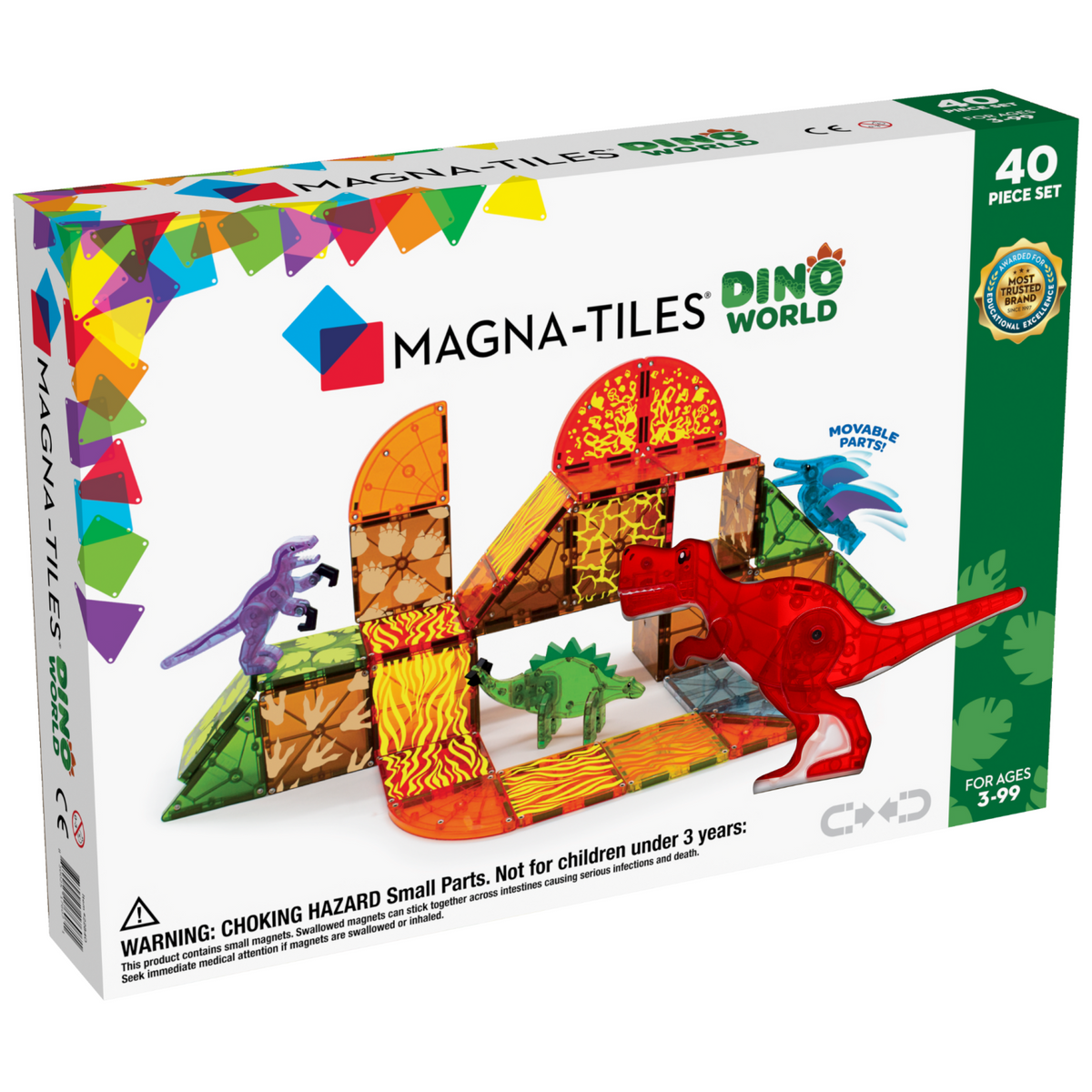 MAGNA-TILES® Dino World 40pc Set – jaZams